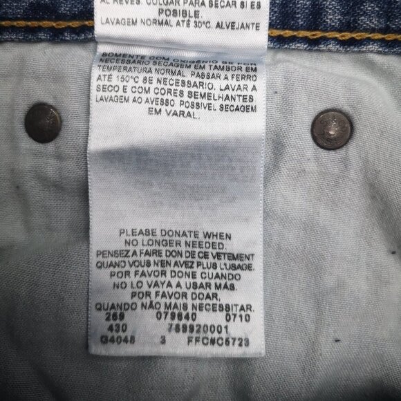 Levi's 527 Low Bootcut Medium Wash Men's Size 34/34 Blue Jeans - Picture 7 of 14